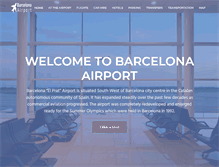 Tablet Screenshot of barcelonaairporttravel.com